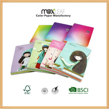 Caderno de notas de série colorido Diário de composição de impressão personalizada